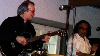Andreas und Renato in der Kulturmhle Ltzelflh